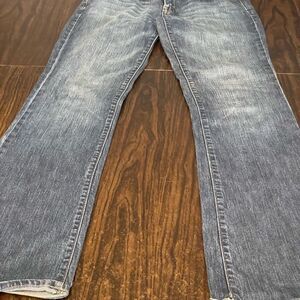 NYC platinum distressed wide leg jeans 6L retro y2k mom jeans back to school